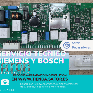Sator Servicio Tecnico Siemens Bosch Reparación lavavajillas