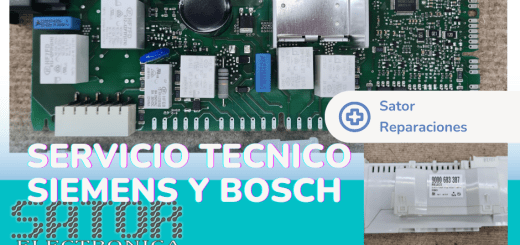 Sator Servicio Tecnico Siemens Bosch Reparación lavavajillas