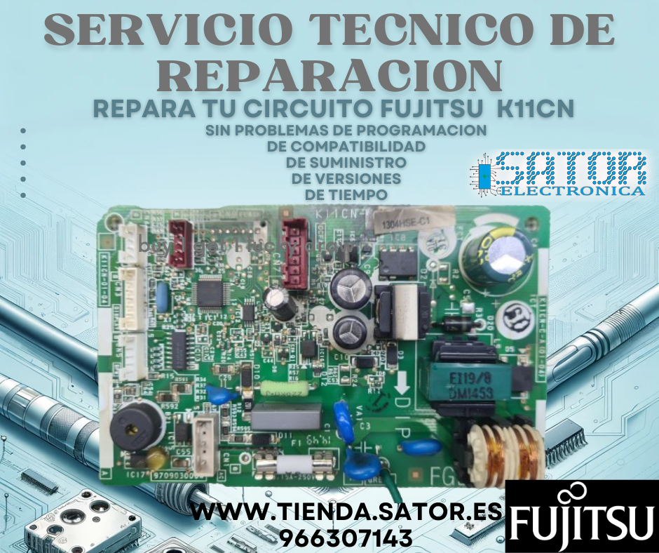 repara tu circuito fujitsu K11CN