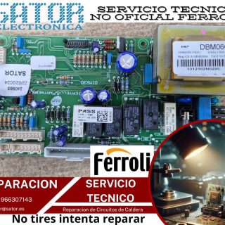Reparación de Tarjetas de Calderas Ferroli DIMS30-FE01