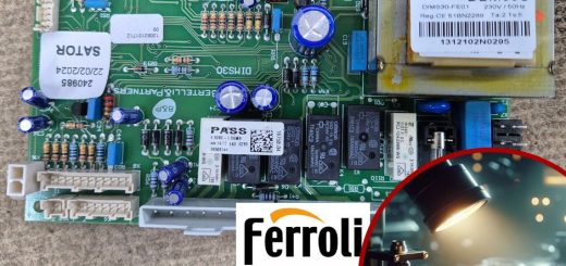 Reparación de Tarjetas de Calderas Ferroli DIMS30-FE01