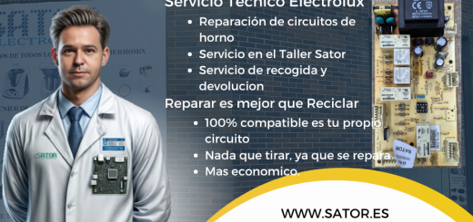 Reparación circuito horno Electrolux EOC68341X Ovc1000