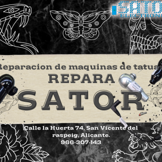 Reparación de máquina de tatuar en Sator Electrónica