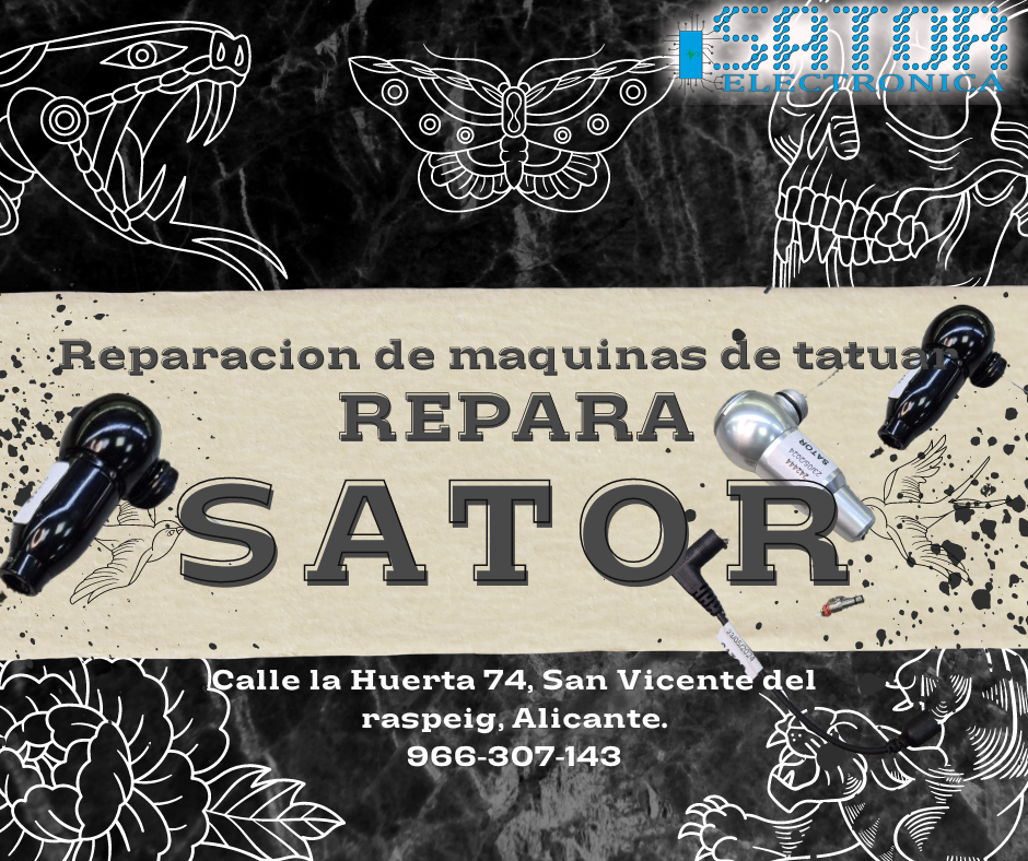 Reparación de máquina de tatuar en Sator Electrónica