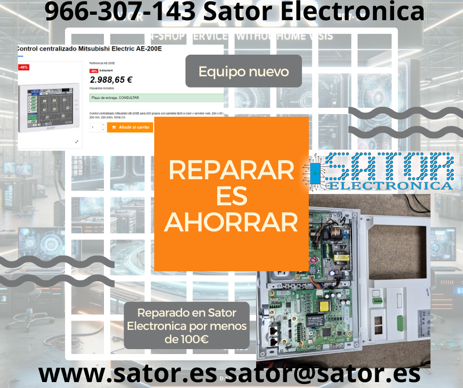 donde Reparar monitor táctil AE-200E en Sator Electronica (2)