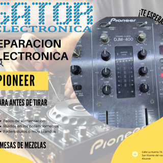 Reparar mesas de mezclas Pioneer en Sator