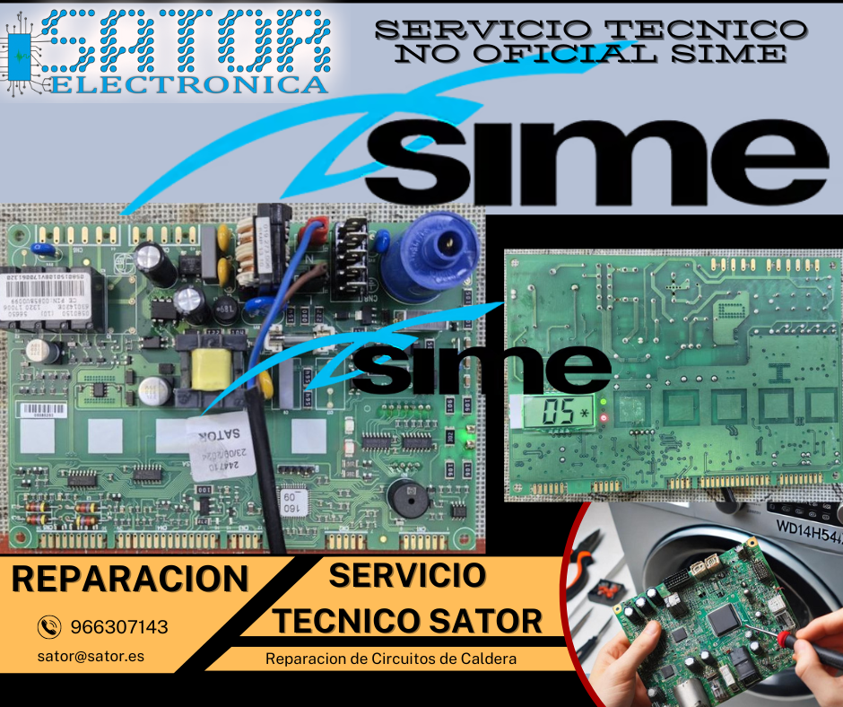 Reparar Modulo Electronico Caldera Sime 6301420D 288.90.0172