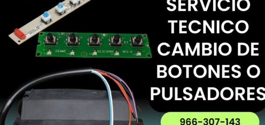 SERVICIO TECNICO CAMBIO DE BOTONES EN CIRCUITO