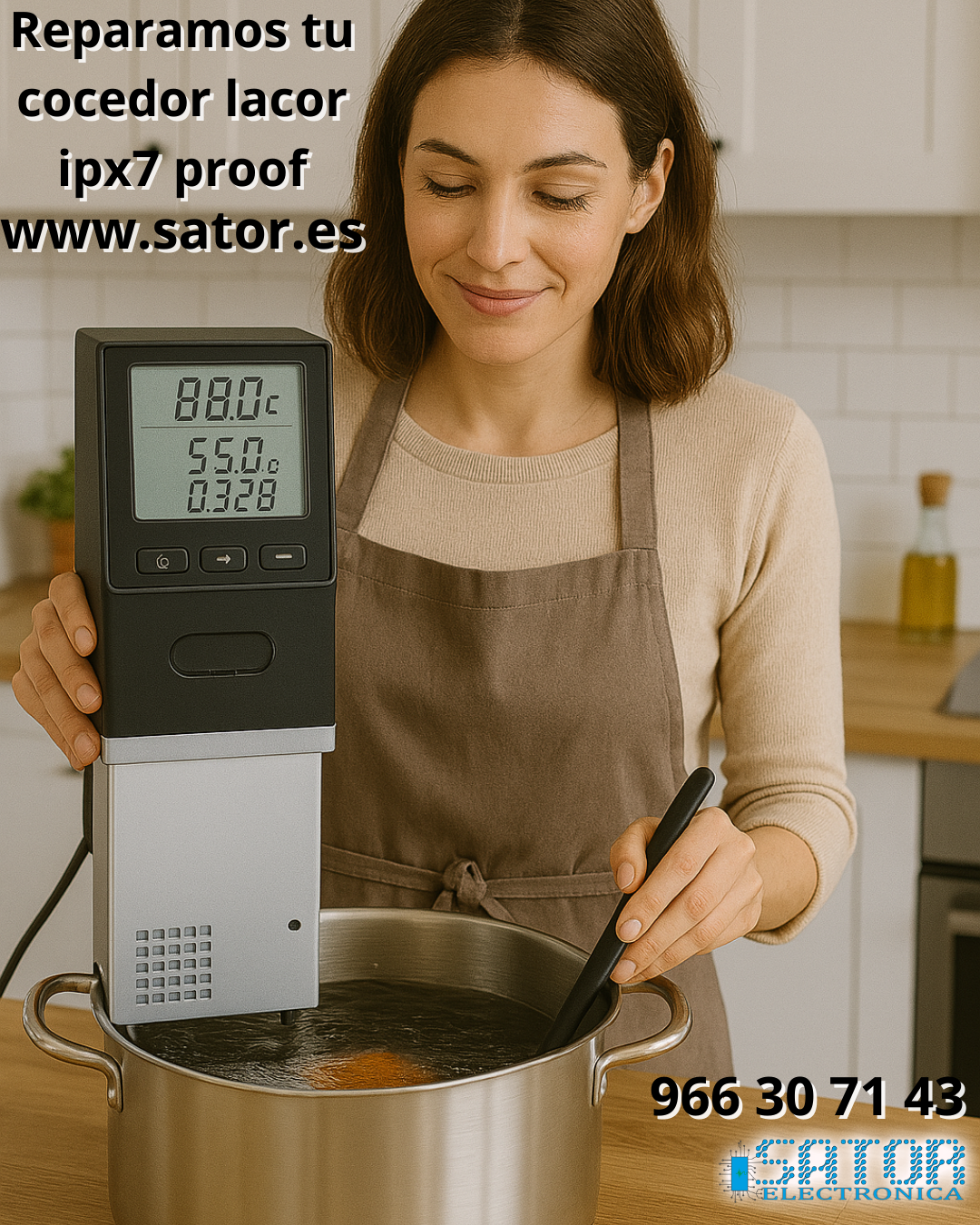 Reparacion cocedor lacor ipx7 proof