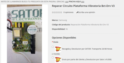 Reparar Circuito Bct-Drv V3 – Servicio Técnico con Recogida Nacional