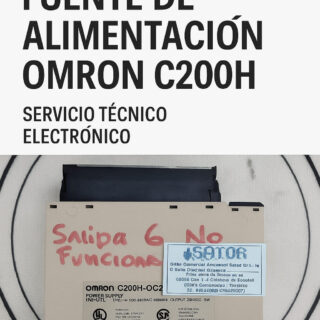 Reparar Fuente Omron C200H con Garantía – Recogida en Toda España