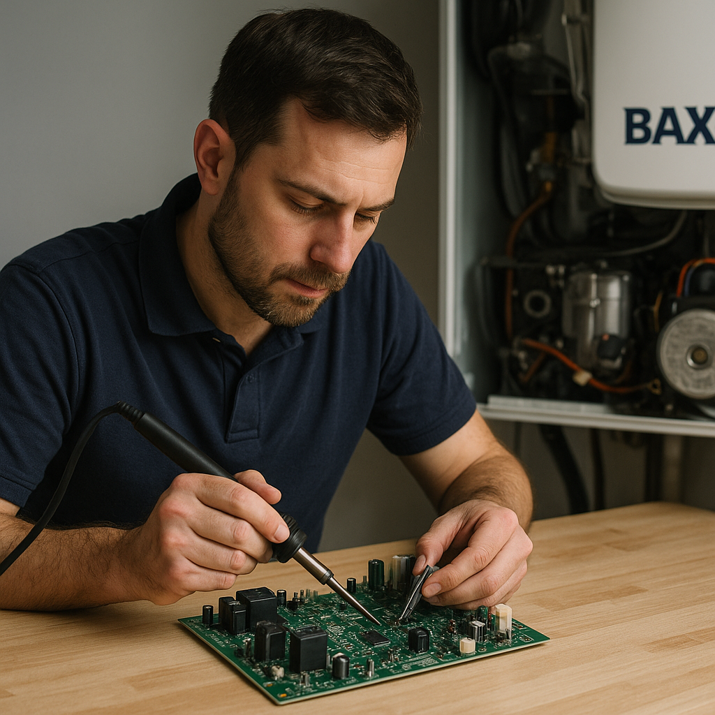 Placa electrónica caldera Baxi 711174000 – reparación en Sator Electrónica