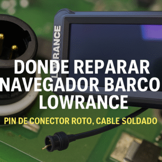 Donde reparar navegador barco lowrance