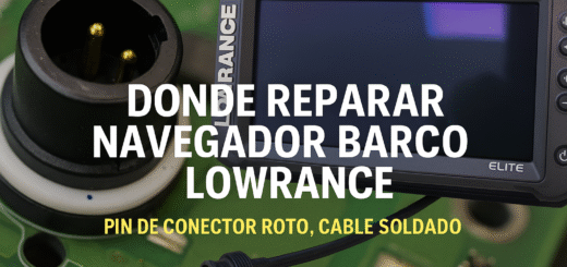 Donde reparar navegador barco lowrance