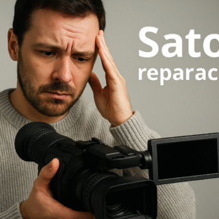 Reparación de pantalla LCD en cámara JVC HM360 en Sator