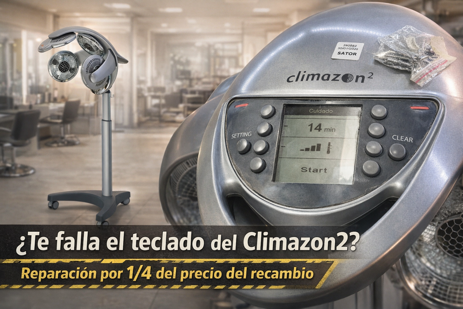 reparacion-teclado-control-wella-climazon2-plata-antracita