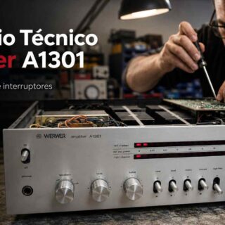 amplificador Werner A1301 reparado en sator
